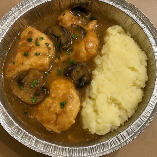 Chicken Marsala.