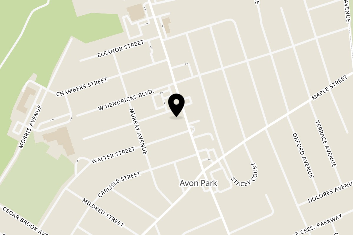 Map showing the location of The Park Ave Diner on 2002 Park Ave in South Plainfield